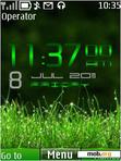 Download mobile theme Nature HUD Clock