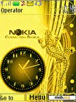 Download mobile theme nokia gold2 animated