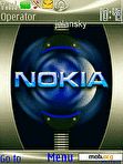 Скачать тему nokia blue animated2