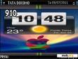 Скачать тему Animated Apple Weather clock -8ps39