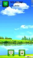 Скачать тему green nature lake by venky