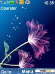 Download mobile theme Neon Flower