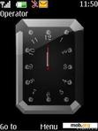 Download mobile theme black clock