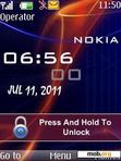 Download mobile theme New Nokia Clock