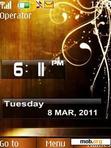 Download mobile theme Digital Clock