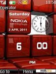 Download mobile theme Dual Clock