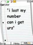 Скачать тему i lost number