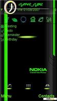 Download mobile theme Green nokia