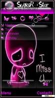 Download mobile theme Miss you