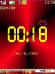 Download mobile theme Clock_Red