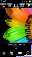 Download mobile theme Rainbow Flower