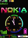 Download mobile theme Color nokia clock $ indic anim