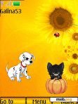 Download mobile theme Dog $ kitten animation