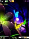 Download mobile theme Neon Butterfly