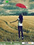 Download mobile theme Rain animation