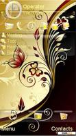 Download mobile theme Gold abstract