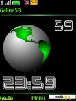 Download mobile theme Clock animation