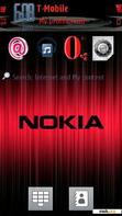 Download mobile theme Nokia 5800 Red