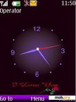 Download mobile theme Purple Clock