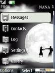 Download mobile theme On Moon Clock