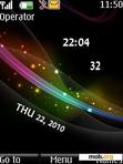 Download mobile theme Abstract Clock