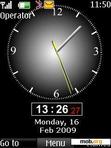 Download mobile theme clock with icon