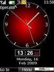 Download mobile theme clock with icon