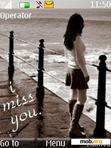 Download mobile theme I Miss You