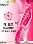 Download mobile theme LovE ClocK