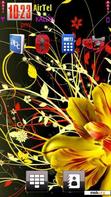 Download mobile theme Neon Flower