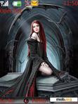 Download mobile theme Gothic Vampire Girl