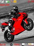 Download mobile theme Red Ducati