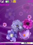 Download mobile theme Purple Flower