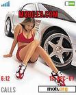 Download mobile theme Girl And Modified Cars