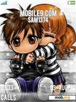 Download mobile theme anime couple