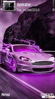 Скачать тему Purple Car