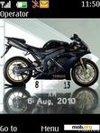 Download mobile theme yamaha R1 clock