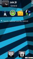 Download mobile theme Stripes Blue