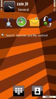 Download mobile theme Stripes Orange