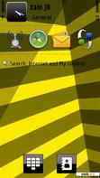 Download mobile theme Stripes Yellow