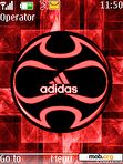 Скачать тему Red Adidas By ACAPELLA