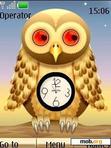 Скачать тему Owl Clock