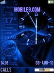 Download mobile theme BLUE CLOCK