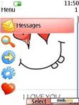 Download mobile theme I Love You