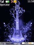 Download mobile theme Blue Guitar By ACAPELLA