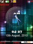 Download mobile theme Nokia Colors Clock