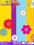 Download mobile theme bright flowers