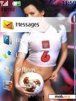 Download mobile theme very hot girl