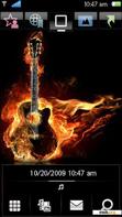 Download mobile theme Burning Guitar