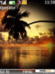 Download mobile theme Tropical Sunset By ACAPELLA